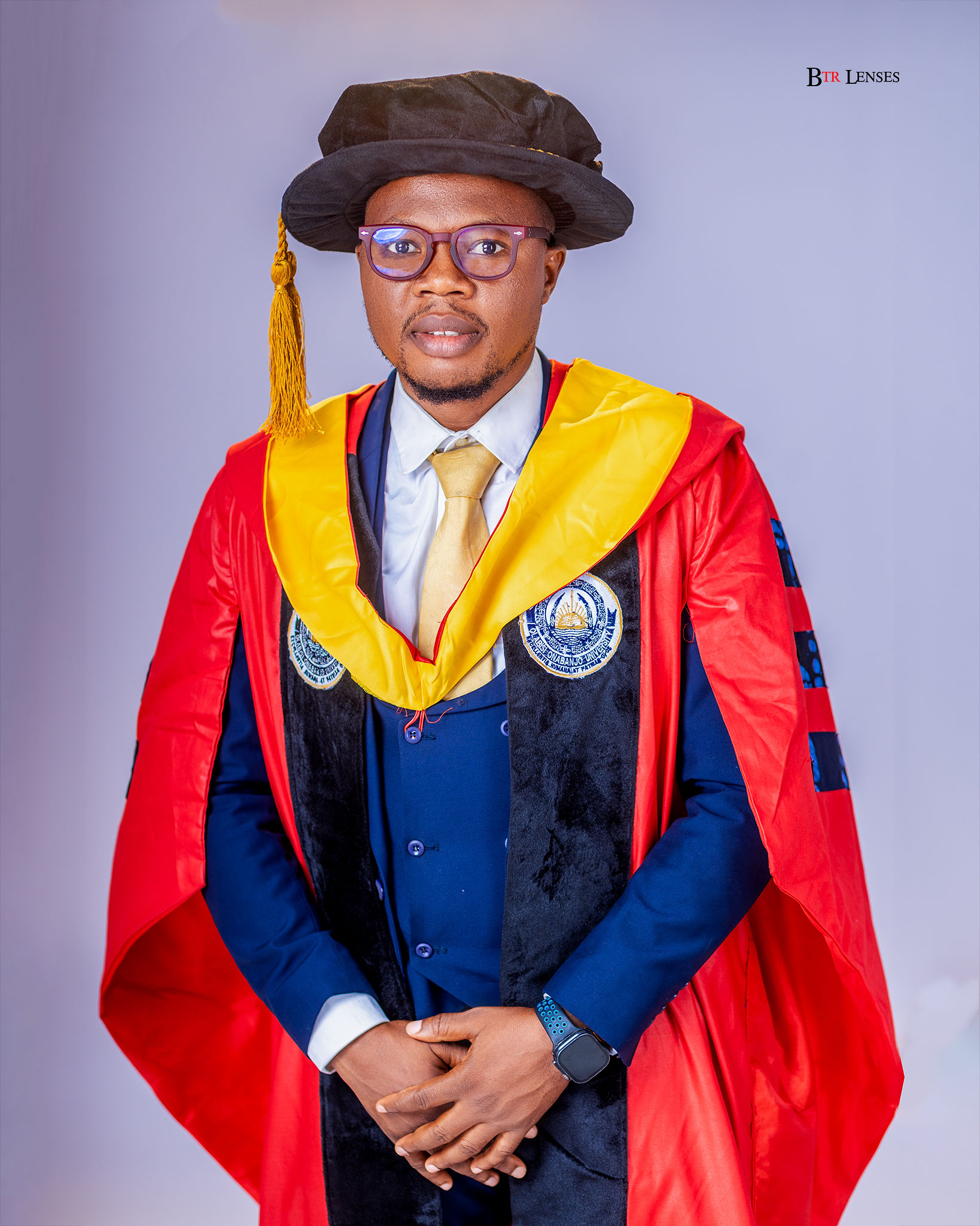 Formal doctoral portrait